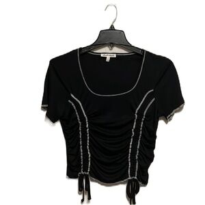 Brand NWOT, Junior Derek Heart ❤️Top, Color Black/White, Size XL